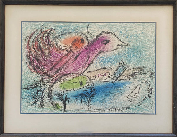 絵画 Chagall MARC CHAGALL 1962 LITHOGRAPH Marc Chagall | La Baie des Anges (1962) | Artsy