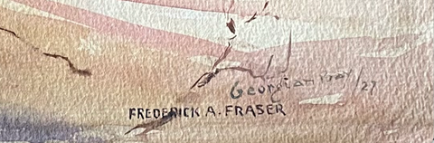 FREDERICK A. FRASER "GEORGIAN BAY" c.1927