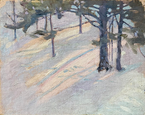FREDERICK A. FRASER "WINTER AFTERNOON REFLECTIONS" 1925