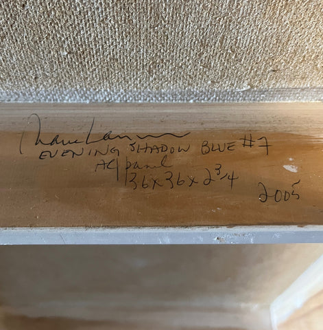 MARIE LANNOO "EVENING SHADOW BLUE #7" 2005