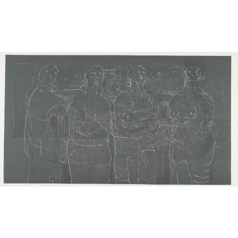 HENRY MOORE "FOUR STANDING WOMEN" 21/75 1974
