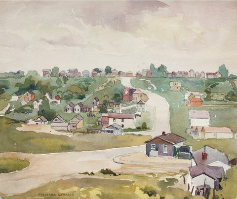 FREDERICK A. FRASER "UNTITLED (INGLEWOOD, ONTARIO)" c.1931