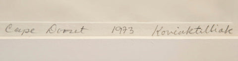 QUVIANATULIAK PARR "BEAR & SEAL" 1973