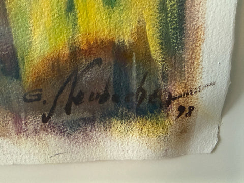 GERDA NEUBACHER "UNTITLED ABSTRACT" 1998