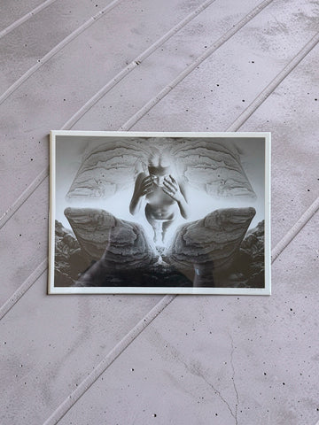 JERRY NORMAN UELSMANN "ROCK ANGEL" 1972