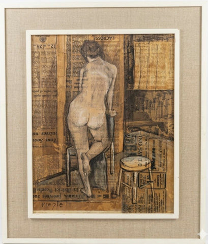 SHIRL RIEGLE-BROWN ("RIEGLE") "UNTITLED (NUDE)" C.1969