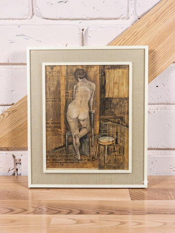 SHIRL RIEGLE-BROWN ("RIEGLE") "UNTITLED (NUDE)" C.1969