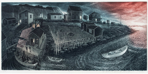 DAVID BLACKWOOD "GRANDA GLOVER'S PLACE ON BRAGG'S ISLAND" 2002