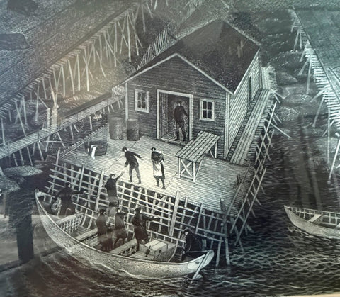 DAVID BLACKWOOD "GRANDA GLOVER'S PLACE ON BRAGG'S ISLAND" 2002