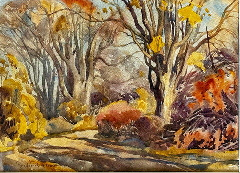 FREDERICK A. FRASER "UNTITLED (AUTUMN)" c. 1940