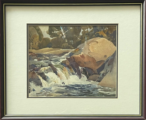 FREDERICK A. FRASER "UNTITLED (CASCADING RAPIDS)" c.1940