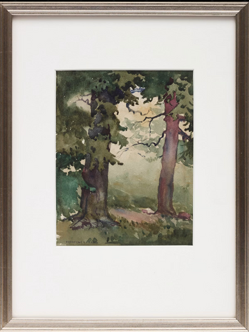 FREDERICK A. FRASER "UNTITLED (SUMMER IN LEASIDE PARK)" c. 1932