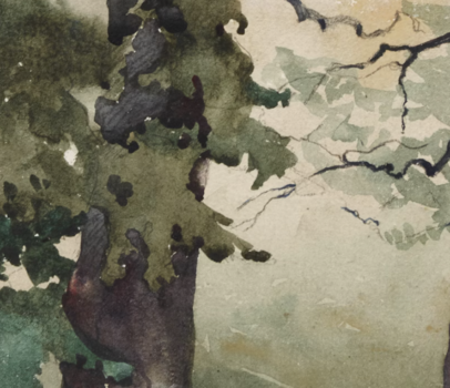 FREDERICK A. FRASER "UNTITLED (SUMMER IN LEASIDE PARK)" c. 1932