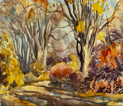 FREDERICK A. FRASER "UNTITLED (AUTUMN)" c. 1940