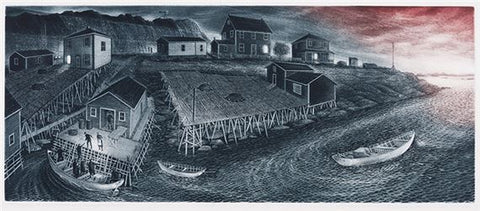 DAVID BLACKWOOD "GRANDA GLOVER'S PLACE ON BRAGG'S ISLAND" 2002