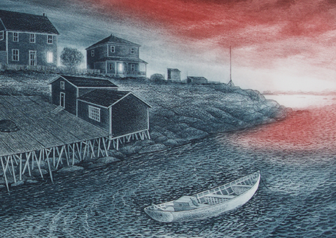 DAVID BLACKWOOD "GRANDA GLOVER'S PLACE ON BRAGG'S ISLAND" 2002