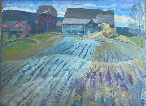 FREDERICK A. FRASER "UNTITLED (BLUE FIELD)" c.1926