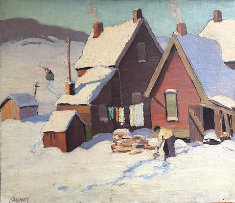 GEORGE ALFRED PAGINTON "HEAVY SNOW" 1934