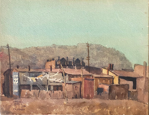 Montreal, watercolour by F.A Fraser