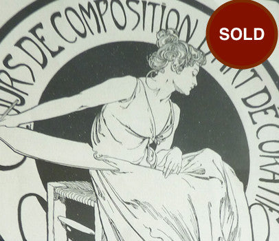 ALPHONSE MUCHA "COURS DE COMPOSITION D'ART DECORATIF" 1897