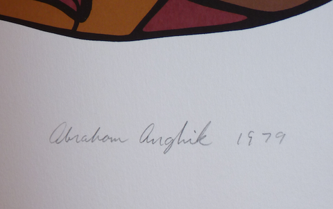 ABRAHAM ANGHIK "WARRIOR'S LAMENT" 83/150 1979