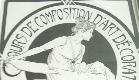 ALPHONSE MUCHA "COURS DE COMPOSITION D'ART DECORATIF" 1897